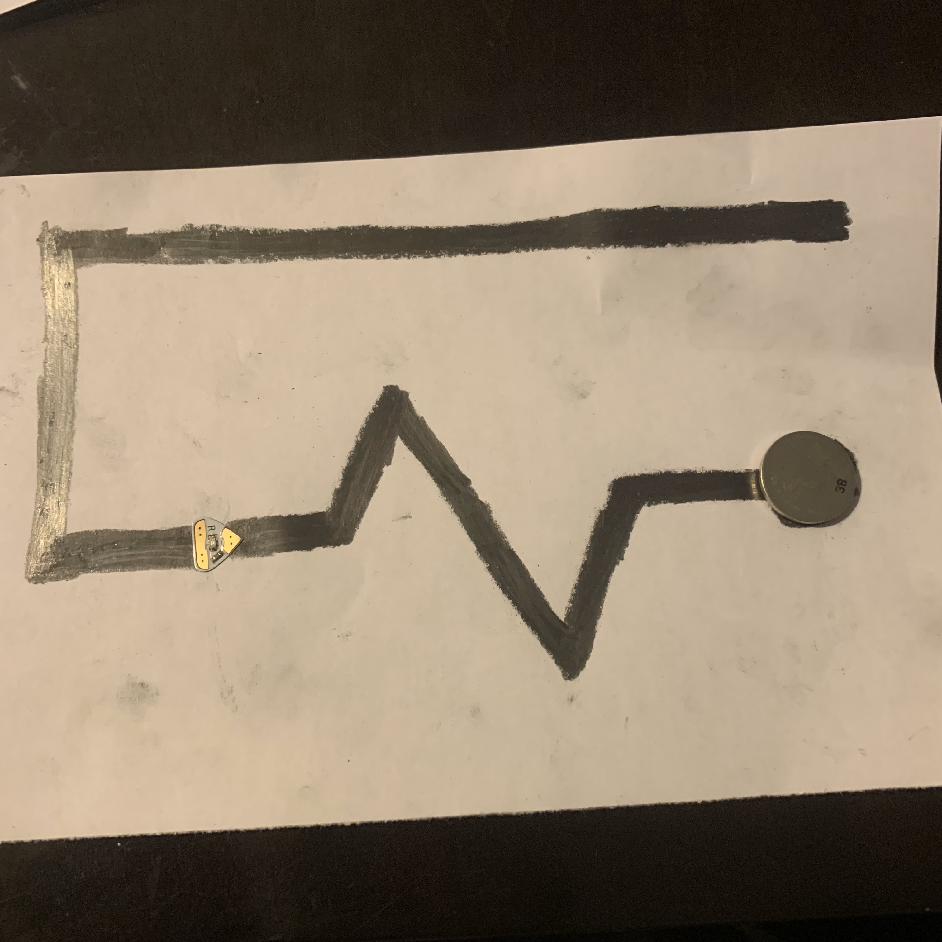 Implemented the Battery and LED Light in the correct positions.