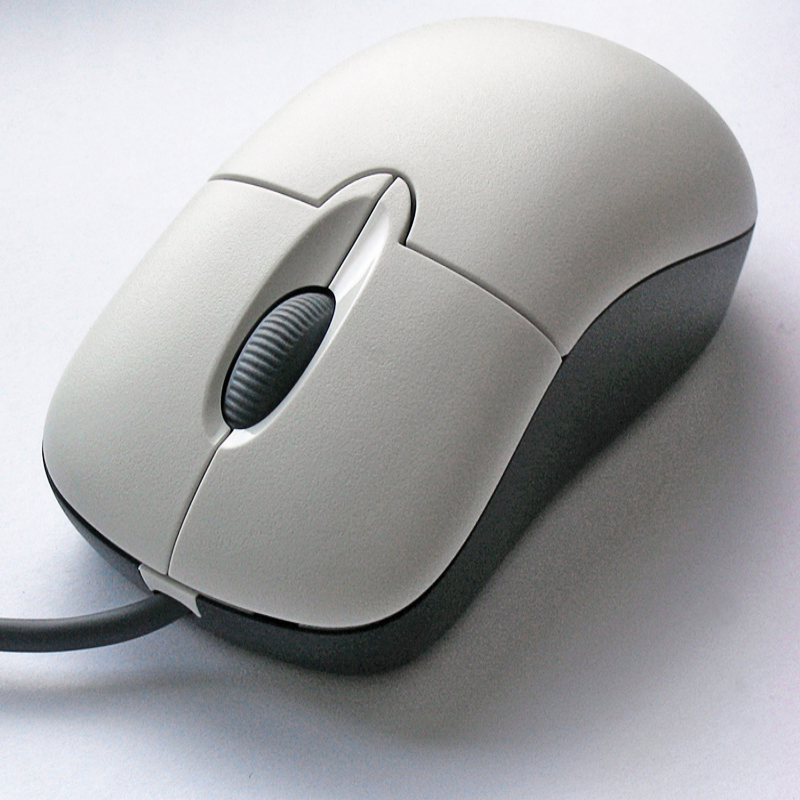 Using the scroll wheel on a mouse.