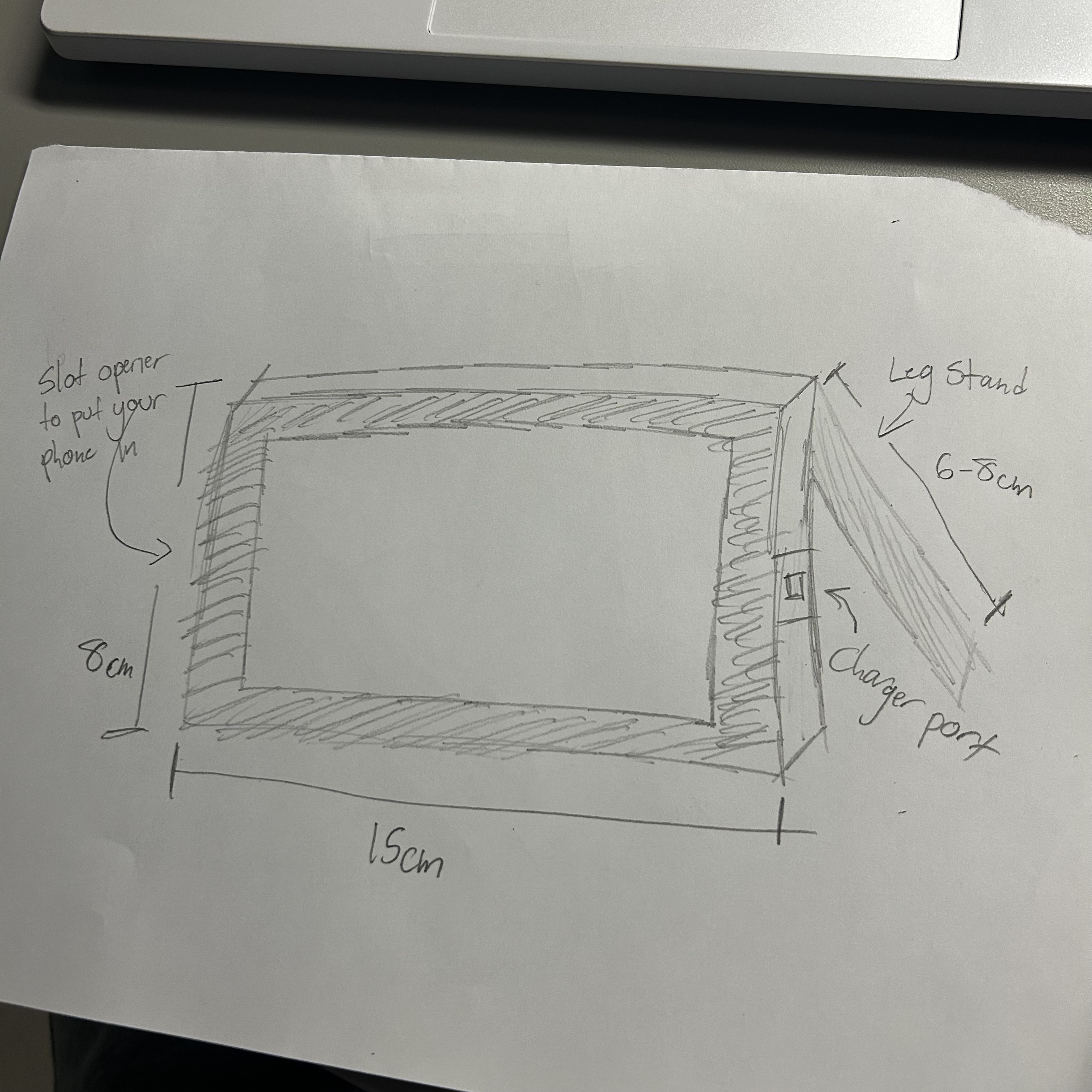 Revamped the first iteration with a new slot for the prototype so that the device can sit inside the kiosk.