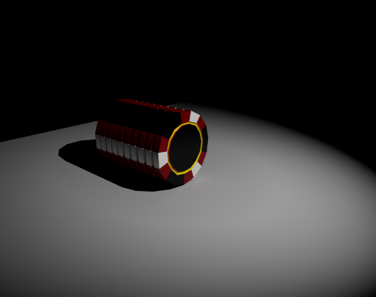 Process work image 7 for Poker Chip. Angle 7