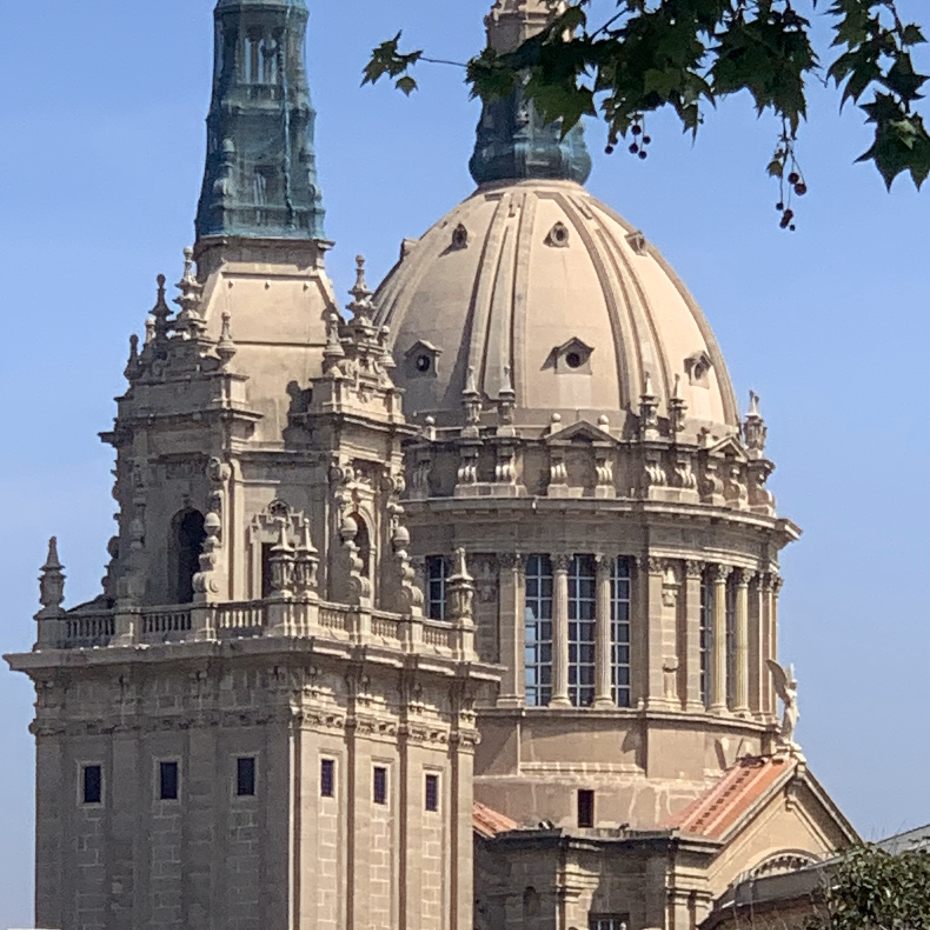 A historical building that sat atop the hills.