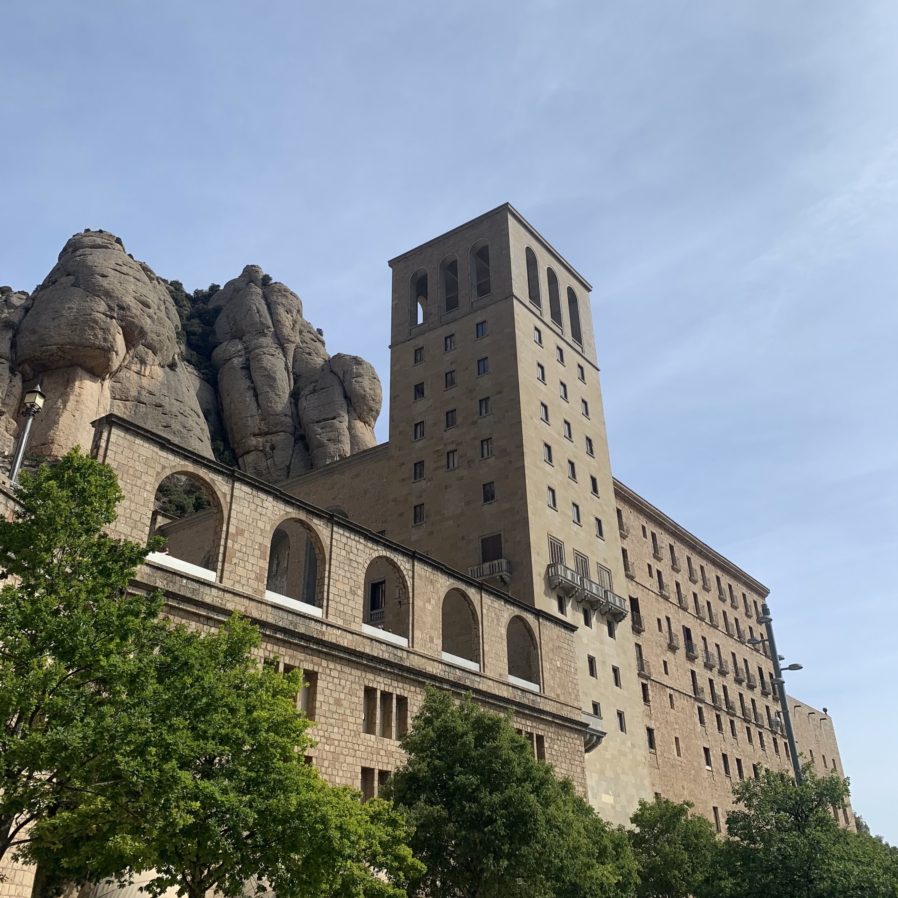 Main building on the mountain side for locals and tourists to explore.