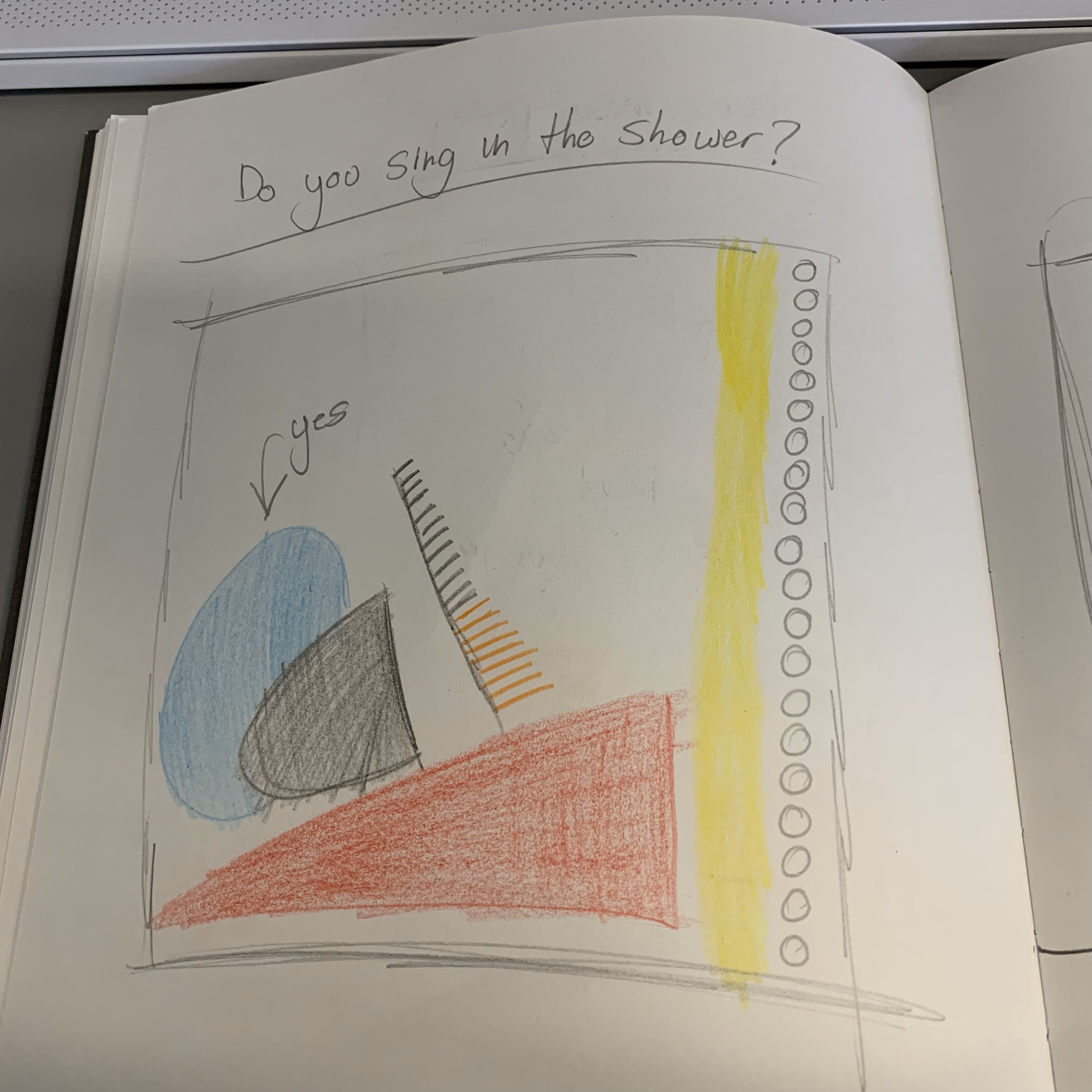 I sing in the shower but never loudly. 